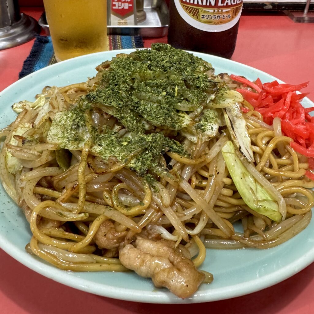 町中華のソース焼きそば